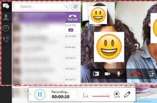 how to record video call viber
