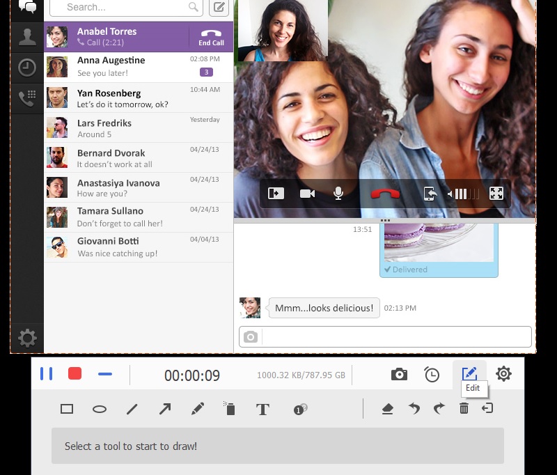 how to watch viber video calls