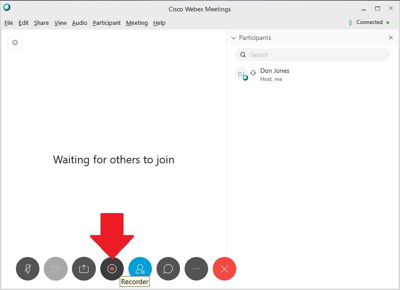 video track not showing up on webex recording editor