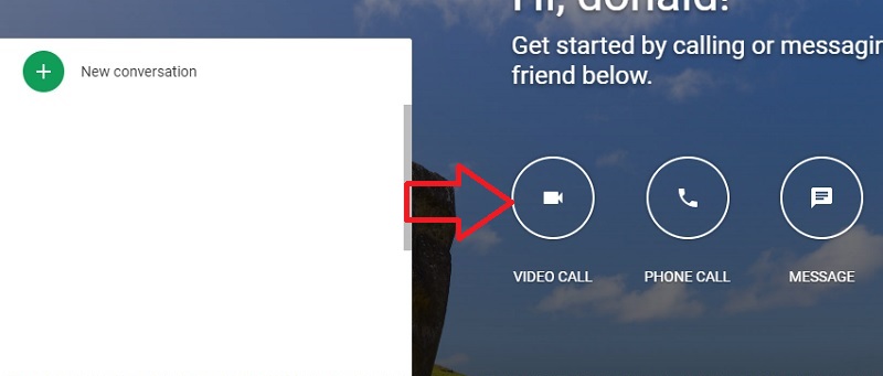video call google hangouts
