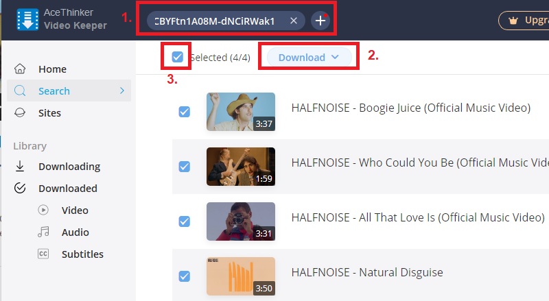 download youtube playlist videos at once online
