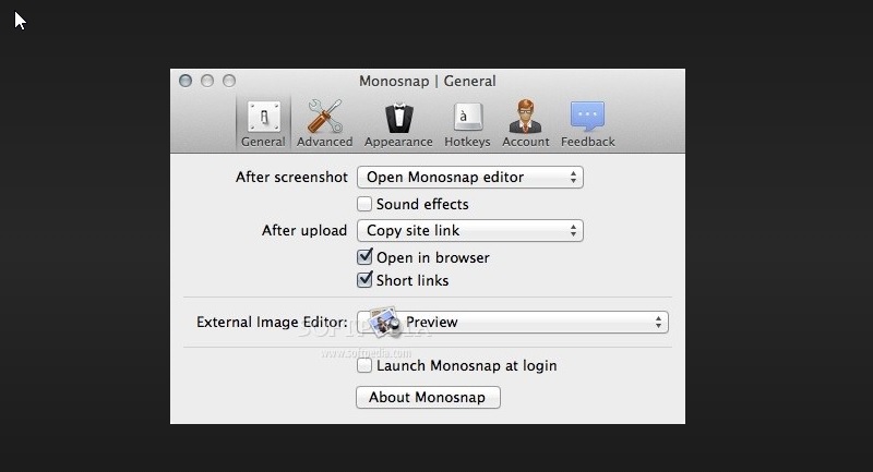 monosnap does not open on imac