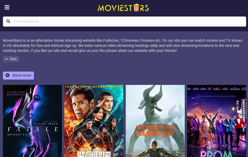 top movie sites without registration
