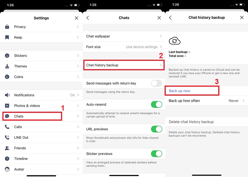 Iphone restore backup chat and line history Frequent question: