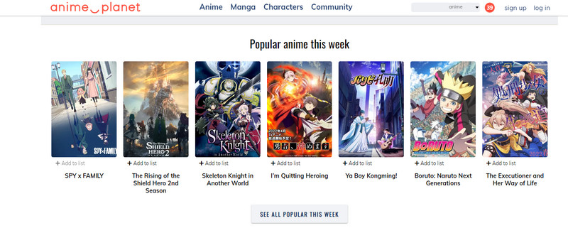 Anime Sites Like 9anime Anime Planet 